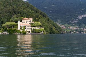 Villa del Balbanello bei Lenno am Comer See, Italien